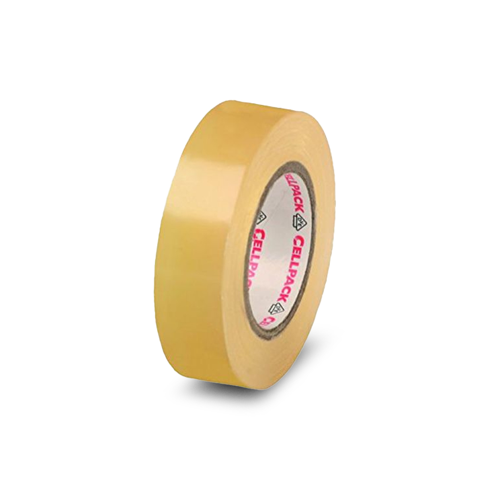 PVC Isolatietape 25mmx25m transparant