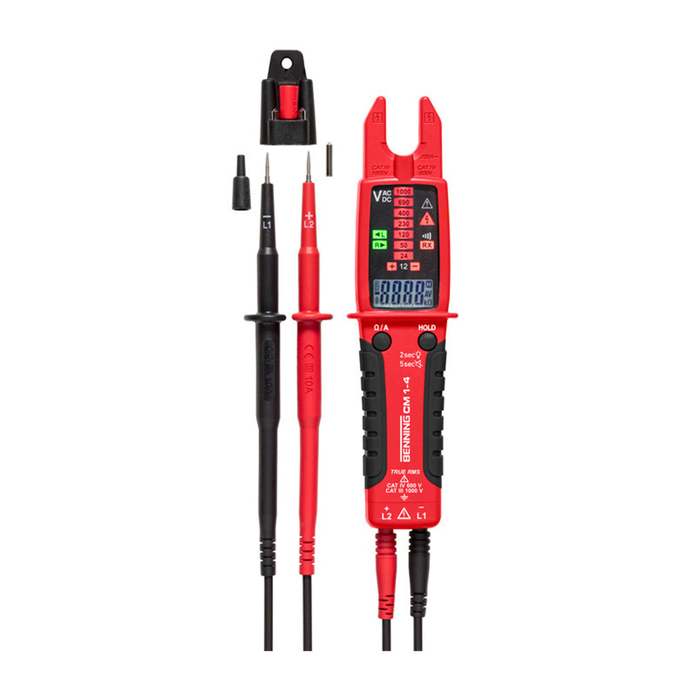 BENNING CM 1-4 Open Stroomtang-Multimeter TRUE RMS