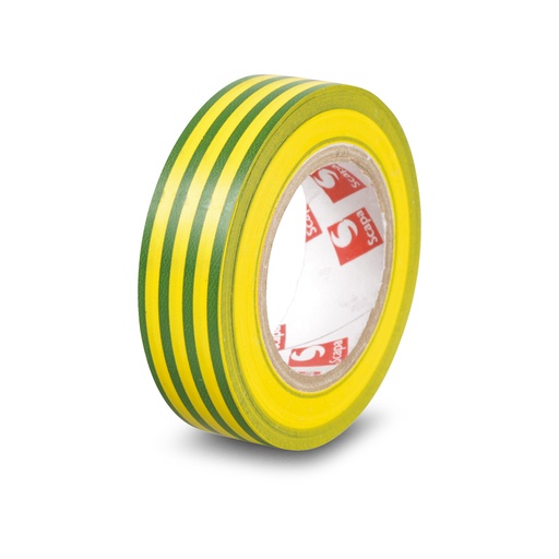 [MFQ-023-0105298] PVC Premium Electrical Adhesive Tape Geel/Groen