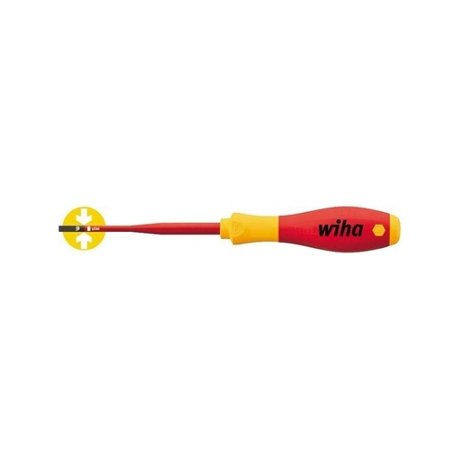 [MFQ-023-0105368] WIHA Sleufschroevendraaier SoftFinish Electric slimFix 1000V 3201 1.2x6.5x150