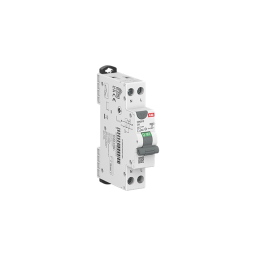 [MFQ-023-0105470] ABB aardlekautomaat 1-fase, 1-polig+nul 6A B-kar 30mA