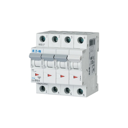 [MFQ-023-0105543] Eaton installatieautomaat 3-fase, 3-polig+nul 32A B-kar