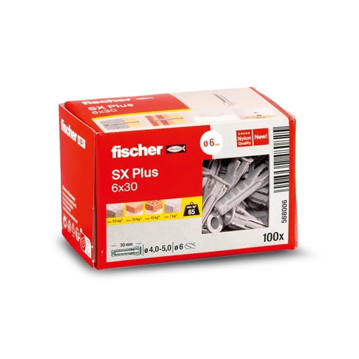 [MFQ-023-0105597] Fischer Plug SX Plus 6x30 (100 stuks)