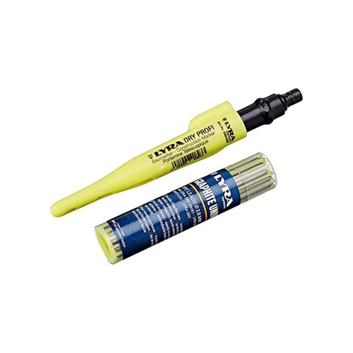 [MFQ-023-0105615] Lyra Dry Profi Construction Marker + 12 reservestiften grafiet