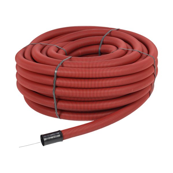 420 mava foqus frankische mantelbuis 125mm rood 25m per stuk 1